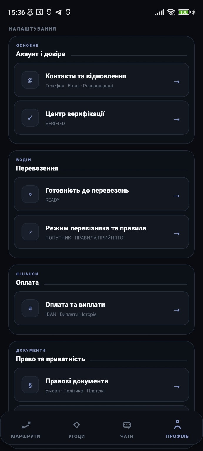 Pakunter account, verification and payments settings